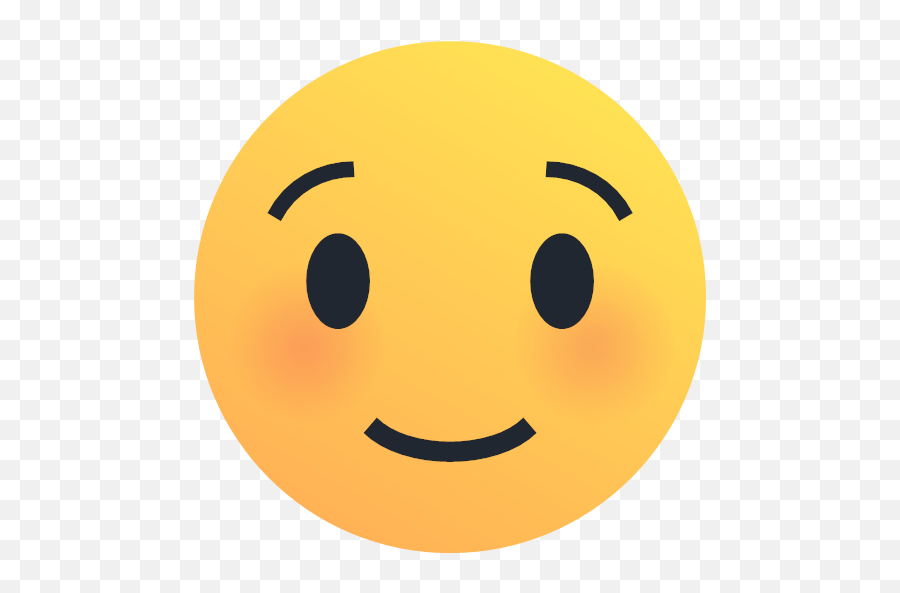 Emoji Emoticon Reaction Shy Smile Icon,Emoticon