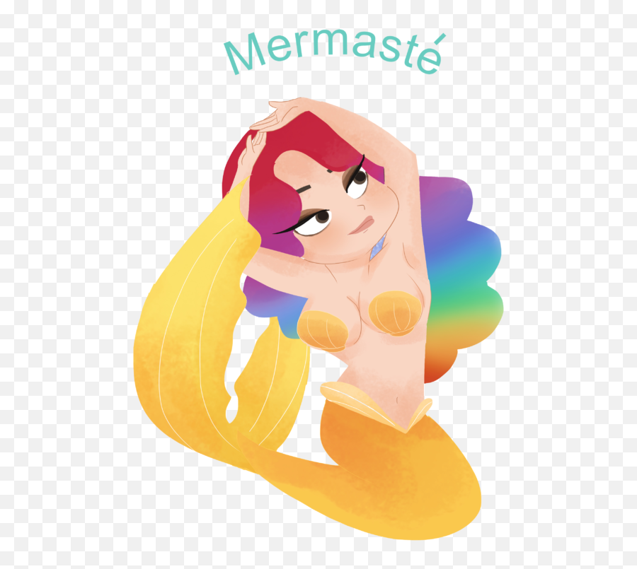 Namaste U2013 The Mermaid Emoji App With Attitude - Fictional Character,Namaste Emoji