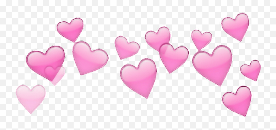 Cute Heart Emoji Transparent Clipart - Large Size Png Image Snapchat Heart Filter Png,Broken Heart Emoji Png
