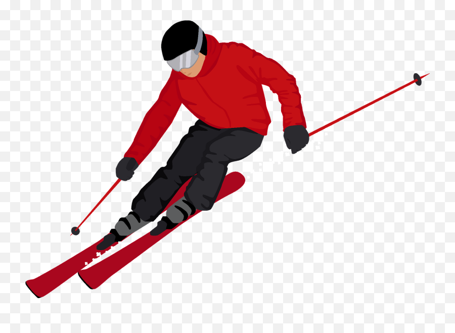 Skiing Clipart - Skiing Clipart Png Emoji,Ski Emoji