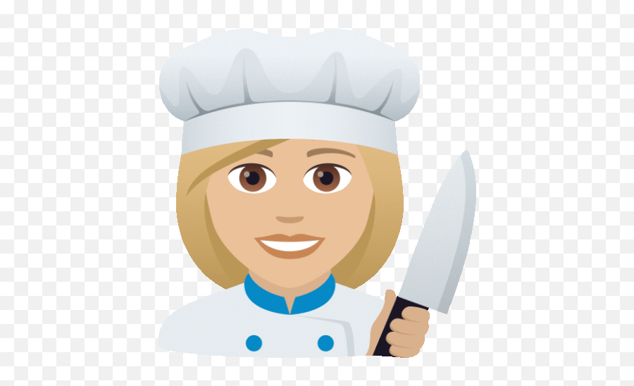 Chef Joypixels Gif - Chef Joypixels Letscook Discover U0026 Share Gifs Chef And Knife Gif Transparent Emoji,Cook Emoji