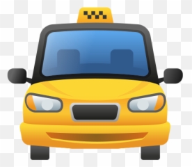 Oncoming Taxi Icon - Transport Emoji,Taxi Emoji