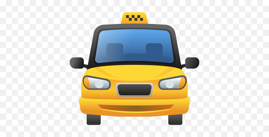 Oncoming Taxi Icon - Transport Emoji,Taxi Emoji