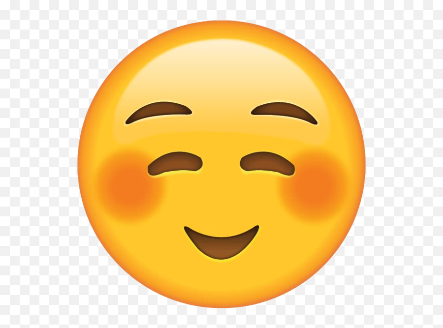 Shyly Smiling Face Emoji - Smile Emoji Png,Smiley Face Emoji