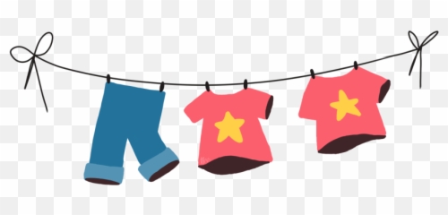 Laundry clipart clothes line - Clothing Line Clipart Emoji