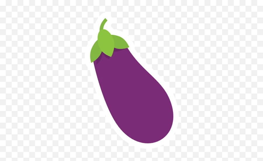 Emoji Sticker Set 2 - Clip Art,Purple Vegetable Emoji