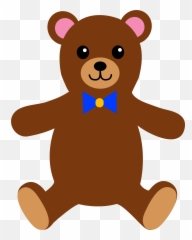 Teddy Bear Clipart Free Images - Brown Emoji