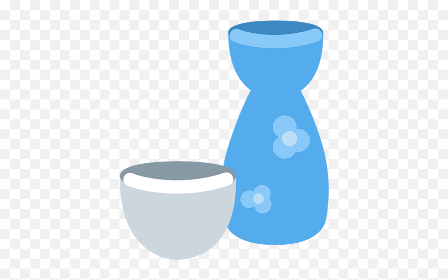 Sake Bottle And Cup Emoji For Facebook Email Sms - Sake Emoji,Comet Emoji