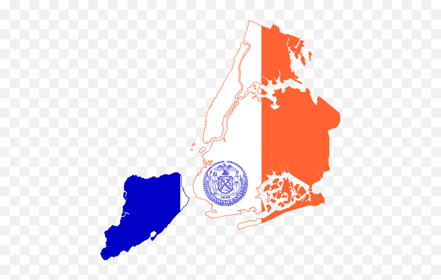 Flag - New York City Map Vector Emoji,New York Flag Emoji