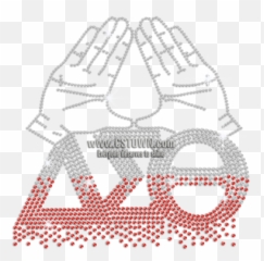 Delta Sigma Theta Iron - Delta Sigma Theta Drawing Emoji,Delta Emoji