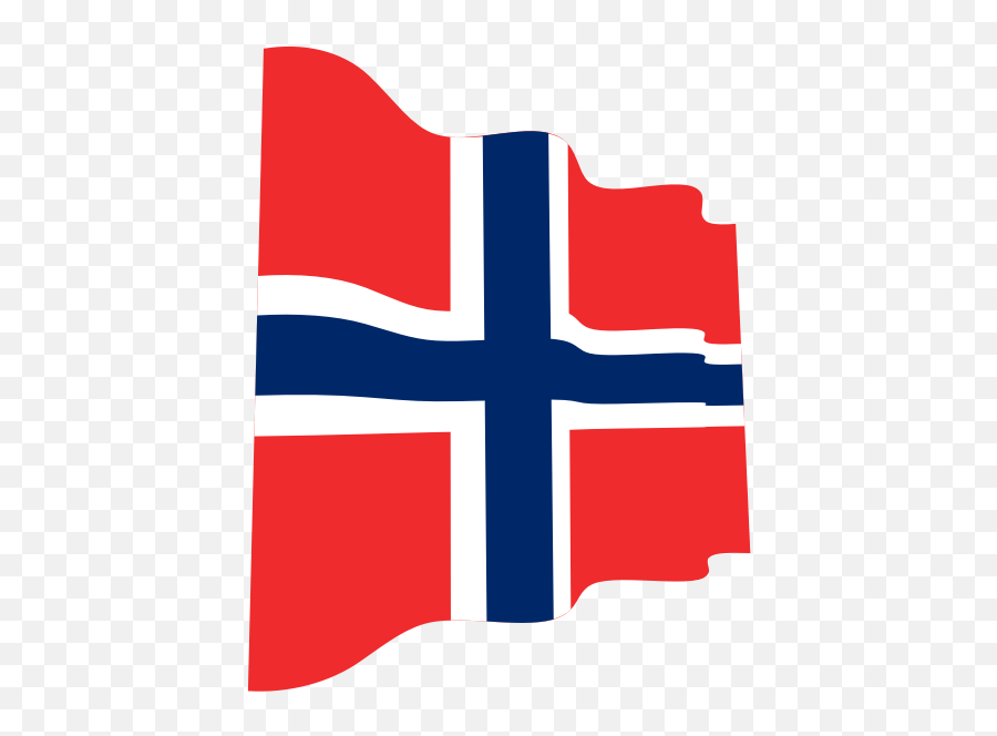 Flag Of Norway Wavy Effect - Bendera Norwegia Png Emoji,Cuban Flag Emoji