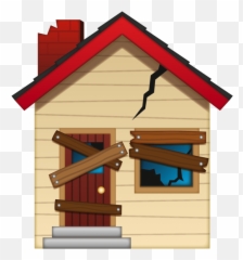 Emoji - Derelict House Emoji,House Emoji