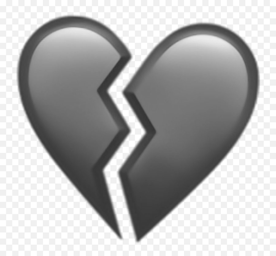 Heart Brokenheart Broken Emoji Black - Black Hearts Emoji Copy And Paste,Emoji Copy.com