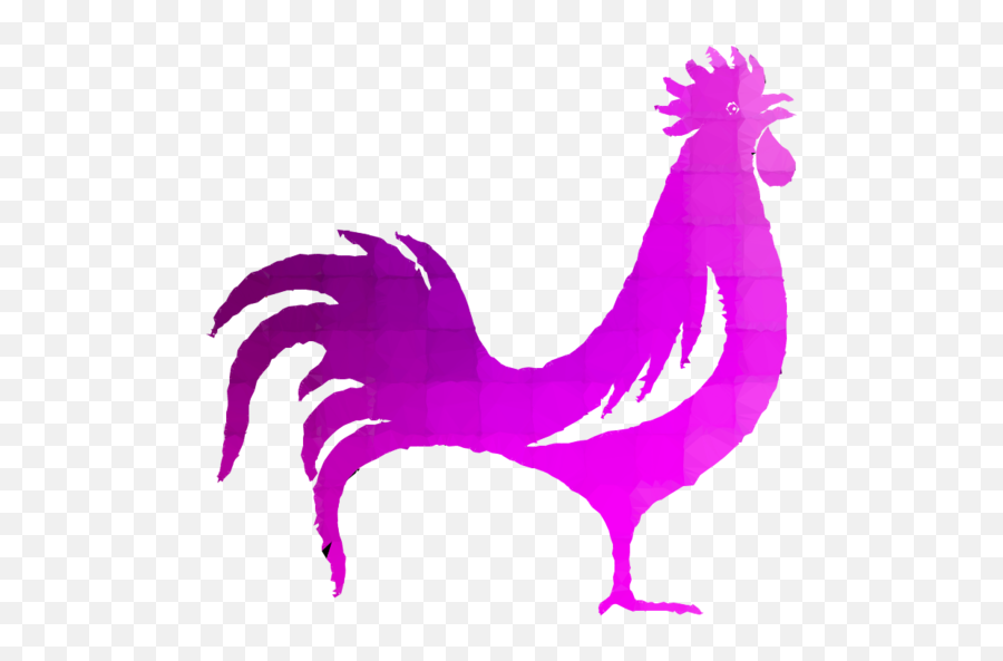 Download Painting Cartoon - Rooster Emoji,Hand Rooster Emoji
