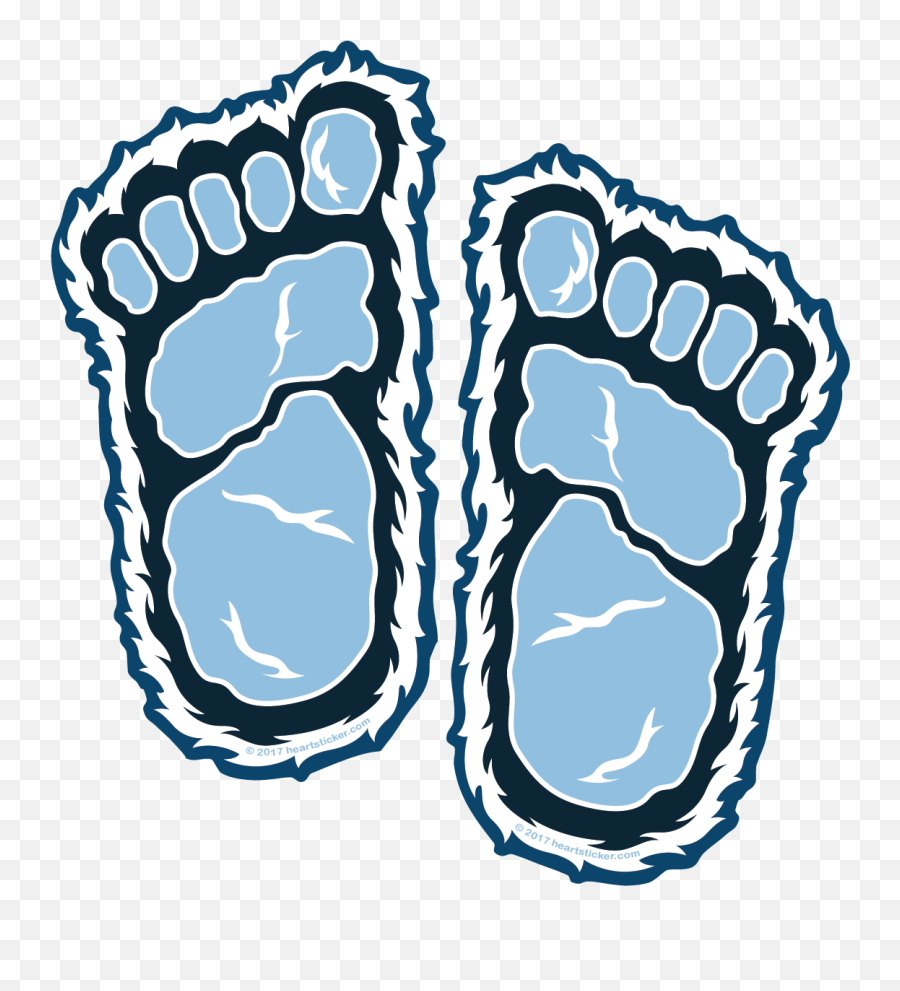 Print Bigfoot Transparent Png Clipart - Yeti Footprint Clipart Emoji,Yeti Emoji