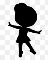 Girl Ballerina Image - Clip Art Silhouette Emoji