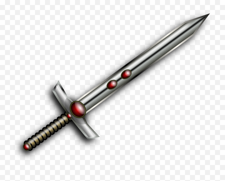 Sword Arms Weapons Blade Warrior - Sword Clip Art Emoji,Samurai Sword Emoji