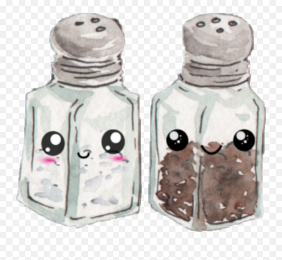 Salt And Peper - Sticker By Feli Salt Pepper Stickers Emoji,Salt Shaker Emoji