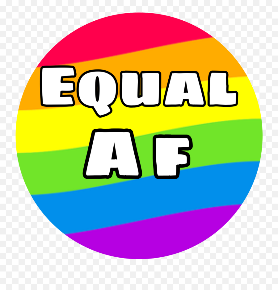 Equal Equalaf Lgbt Lgbtq Lgbtq Rainbow Equality Gay - Circle Emoji,Equal Sign Emoji