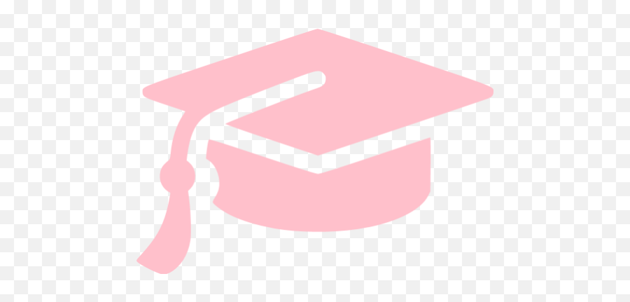 Pink Graduation Cap Icon - Free Pink Graduation Cap Icons Baby Pink Graduation Cap Emoji,Graduation Emoticon