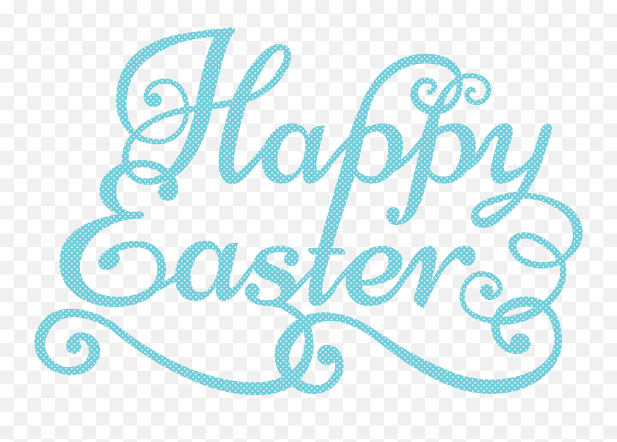 Download Blue Easter Bunny Transparent Happy Download Hd Png - Transparent Background Happy Easter Transparent Emoji,Happy Easter Emoticon