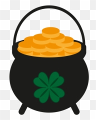Leprechaun Pot Of Gold Png Picture - Emoji