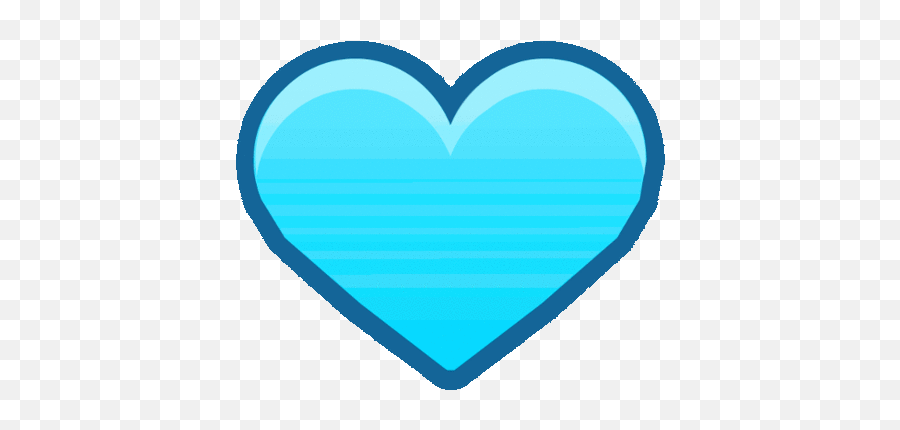 Pin - Gifs De Corazon Azul Emoji,Green Heart Emoticon