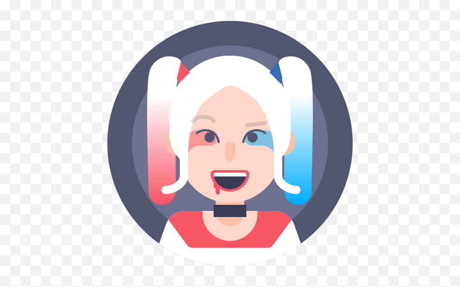 Avatar Joker Squad Suicide Woman Free Icon Of Xmas - Avatar Joker Emoji,Joker Emoticon