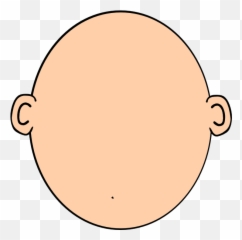 Blank Face Clipart - Outline Of Old Man Emoji