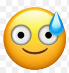 Nervous Emoji Appleemoji Sticker - Mild Panic Transparent