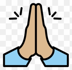 Palms Up Together Emoji Clipart -