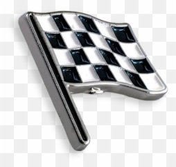 Checkered Flag Pin - Smartphone Emoji