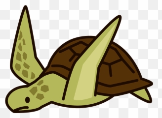 Sea Turtle Animal Clipart - Sea Turtle Clipart Creazilla Emoji,Sea Turtle Emoji