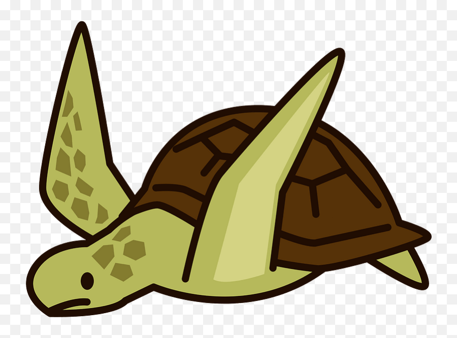 Sea Turtle Animal Clipart - Sea Turtle Clipart Creazilla Emoji,Sea Turtle Emoji