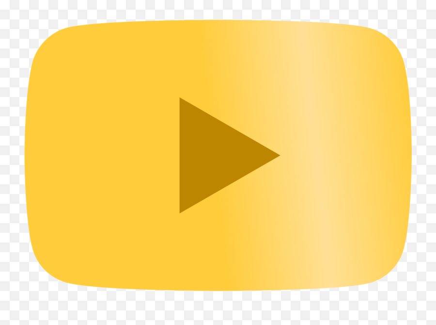 Youtube Gold Play Button 2 - Gold Play Button Png Emoji,How To Use Emojis On Youtube
