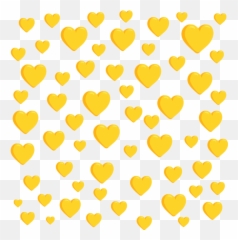 Emoji Corazon Heart Yellow Amarillo - Background