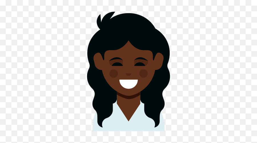 Emoji Keyboard A Curly Hair Makeover - Happy Girl Emoji Brown,Emoji Things For Girls