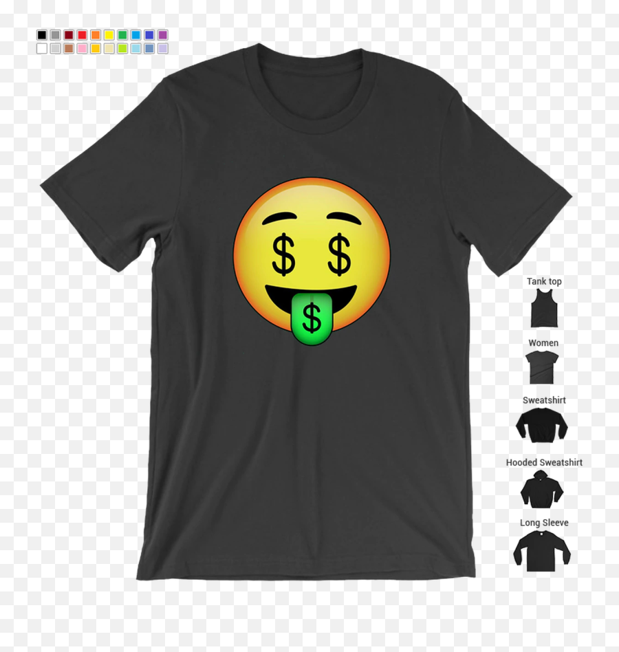 Hd Emoji Money Mouth Face Shirt - Library Book Puns,Drool Emoji