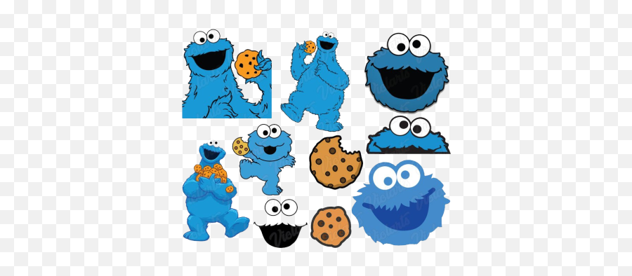 Monster Png And Vectors For Free - Transparent Cookie Monster Png Emoji,Cookie Monster Emoticon