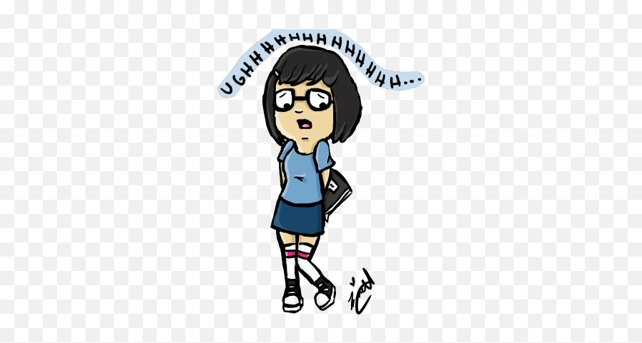 Bobs Burgers Tina Belcher - Cartoon Emoji,Emoji My Name