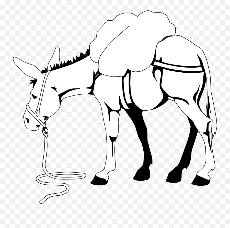 Clip Art Donkey Clipart - Donkey Clipart Black And White Emoji,Donkey Emoji Download