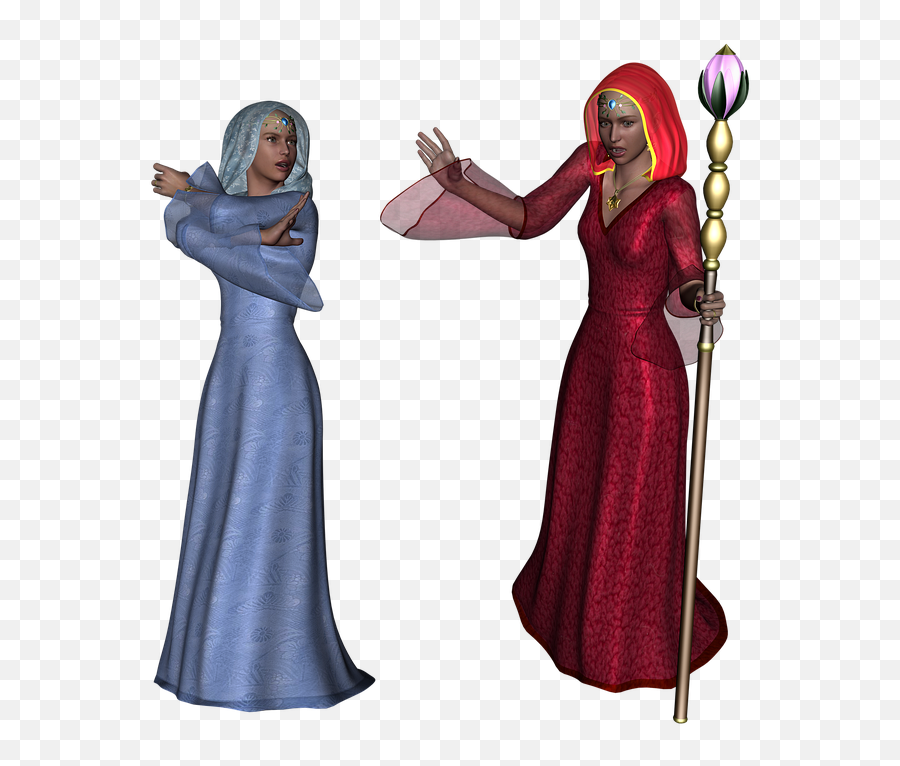 Free Costume Witch Illustrations - Medieval Elven Female Elf Fantasy Sorceress Emoji,Unicorn Emoji Hoodie