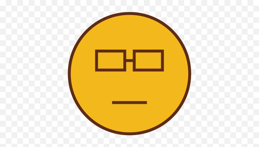 Emoticon Emoji Smart Face Smiley Icon - Circle,Horrified Emoji