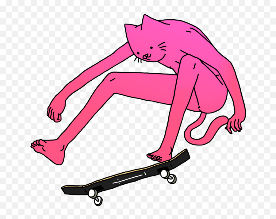 Cat Sticker Ripndip Skateboard Skate - Rip N Dip Designs Emoji,Skate Emoji