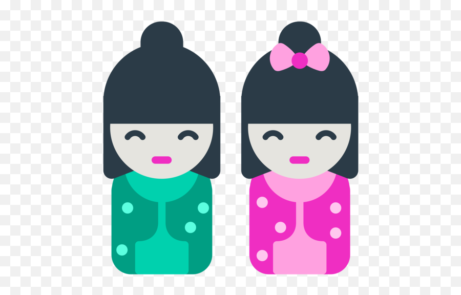 Japanese Dolls Emoji - Japanese Doll Transparent,Doll Emoji