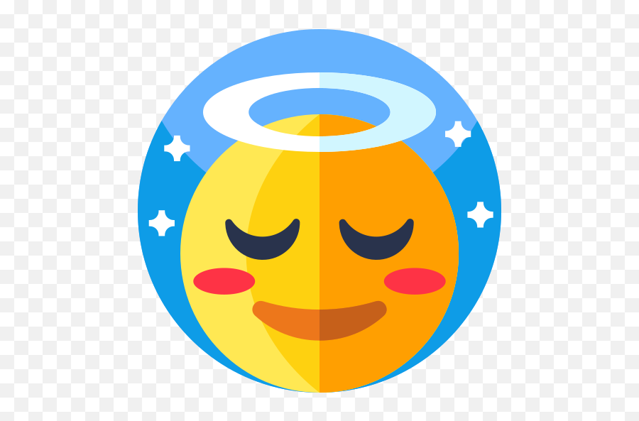 Angel - Free Smileys Icons Circle Emoji,Angel Emojis