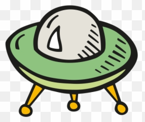 Alien Ship 2 Icon - Clipart Spaceship Png Cartoon Emoji