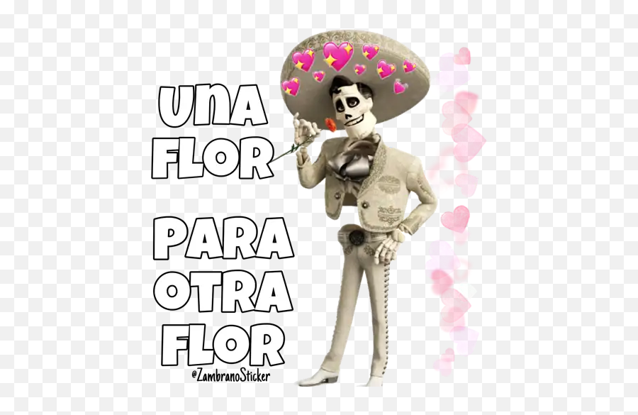 Cocodisney Pixar Stickers For Whatsapp - Coco Ernesto De La Cruz Png Emoji,Mariachi Emoji