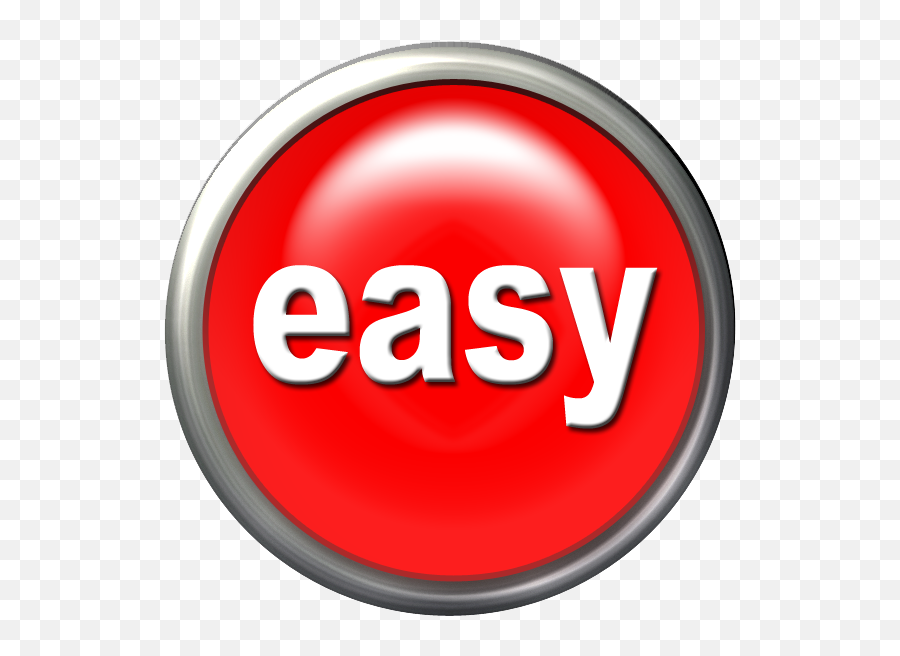 Free Download Clip Art - Free Easy Button Graphic Emoji,Ez Emoji