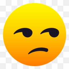Emoji Bored Face Not Fun To Copy - Happy